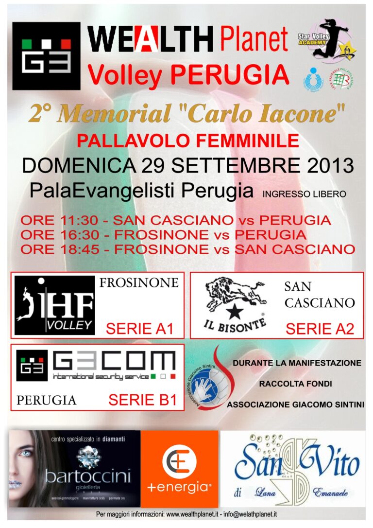 Triangolare 2° Memorial Carlo Iacone