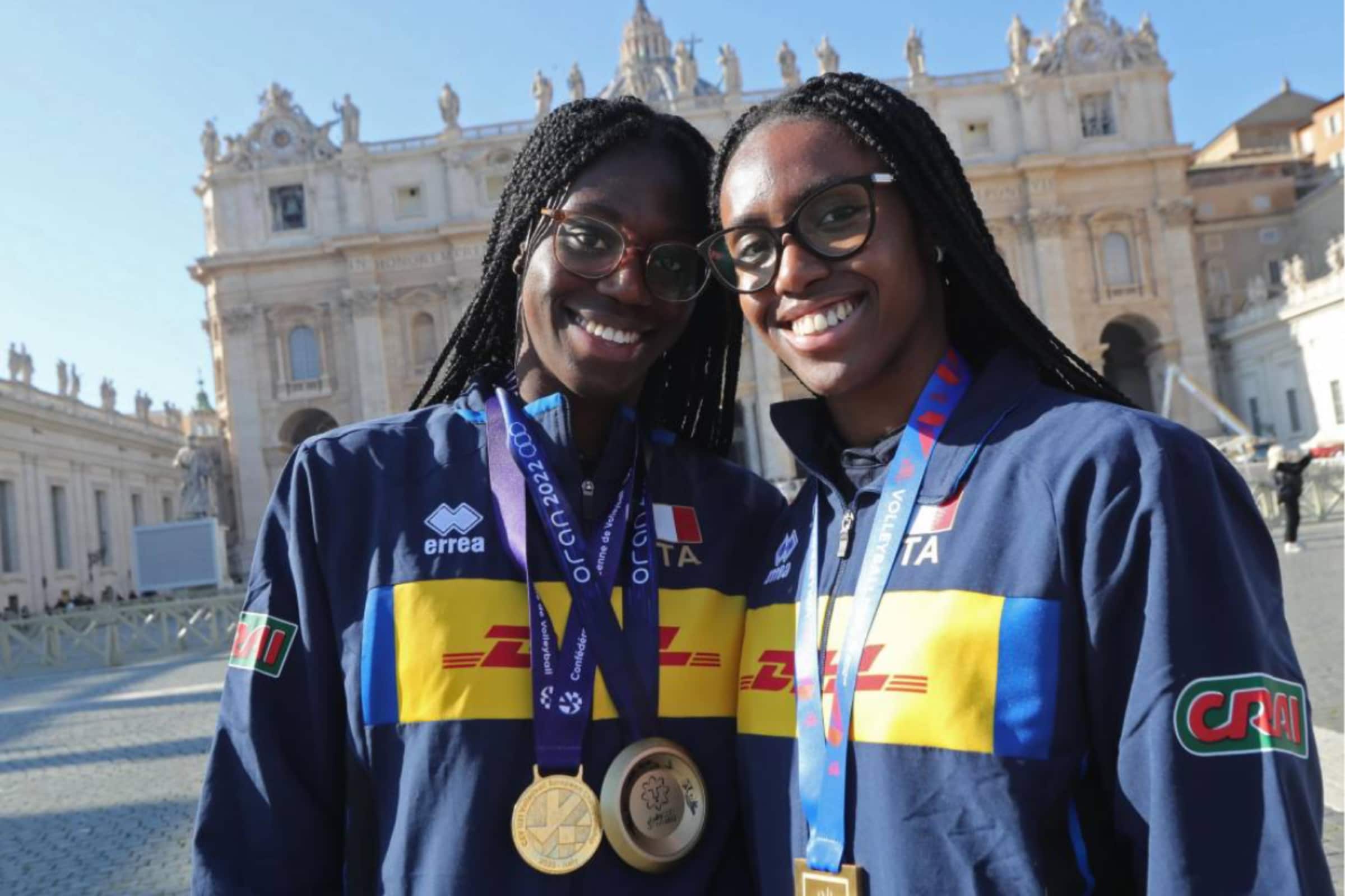 Scopri di più sull'articolo Armini Bertini Giovi e Nwakalor in azzurro da Papa Francesco