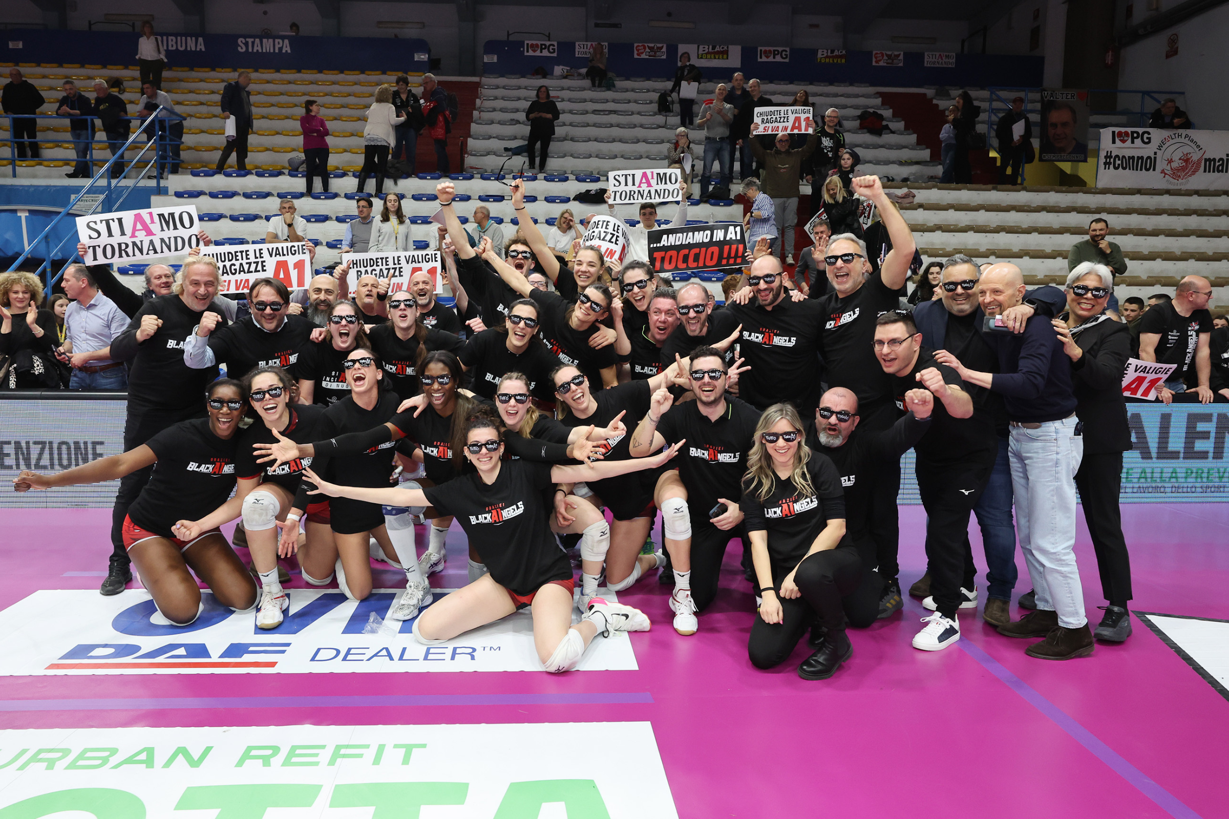 Al momento stai visualizzando Perugia in festA! La Bartoccini Fortinfissi sbanca Cremona e centra la promozione