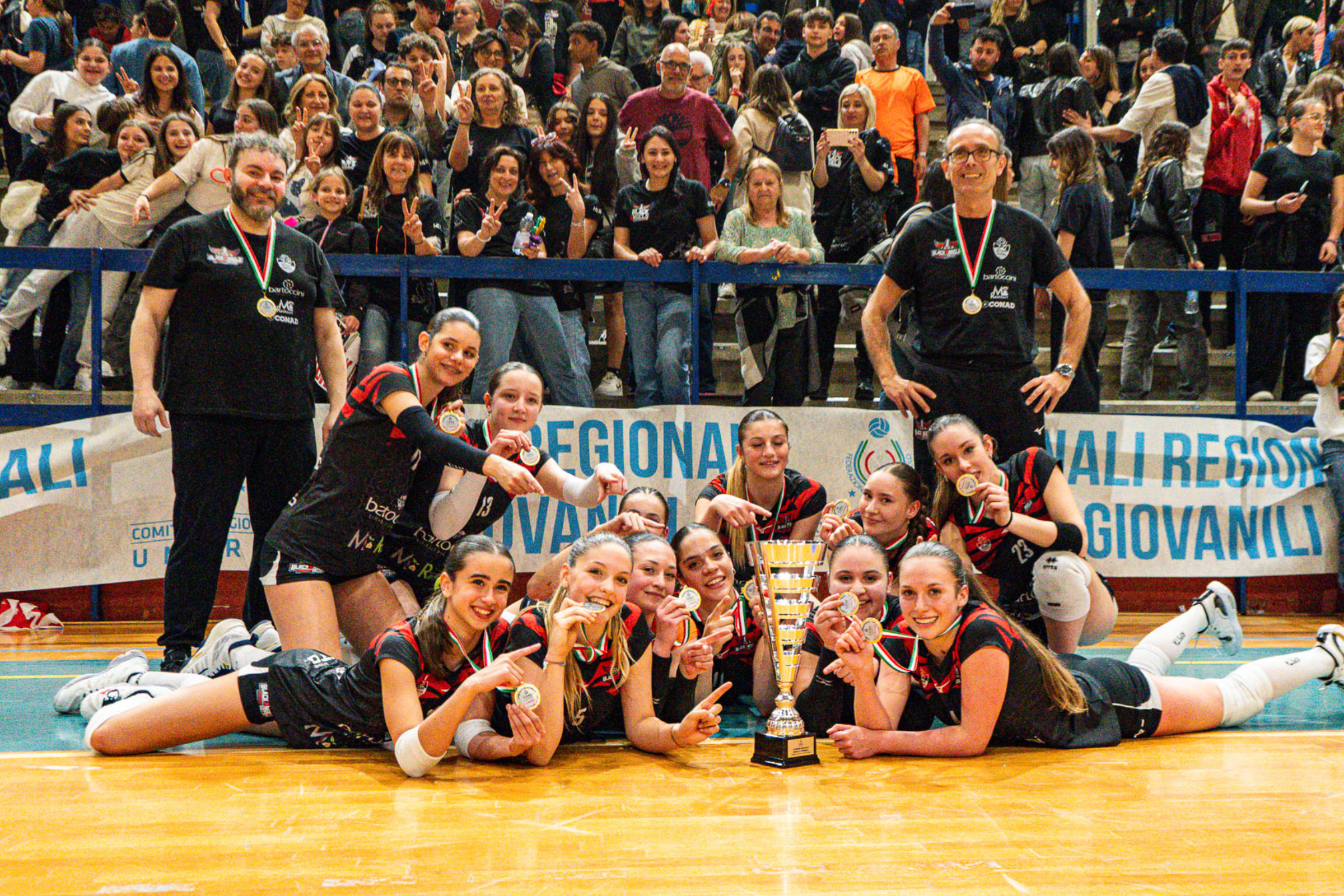 Al momento stai visualizzando La Bartoccini School Volley Perugia campione regionale con l’Under 16
